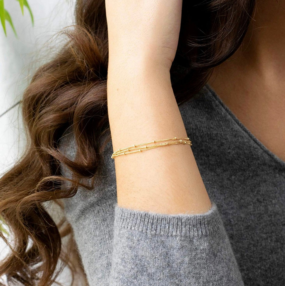 Three Layer Golden Bracelet