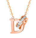 Letter-D necklace