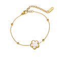 White Flower Bracelet