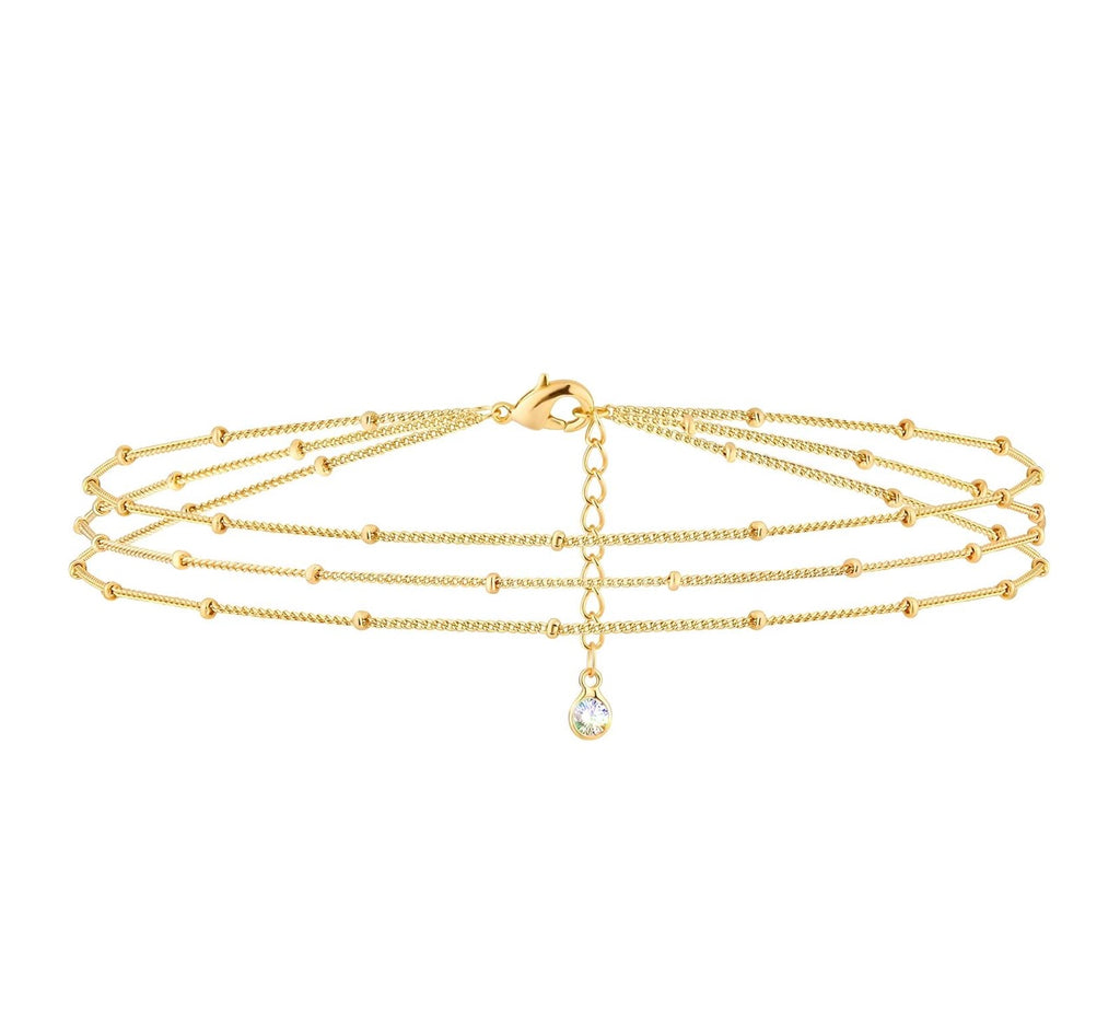 Three Layer Golden Bracelet