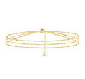 Three Layer Golden Bracelet