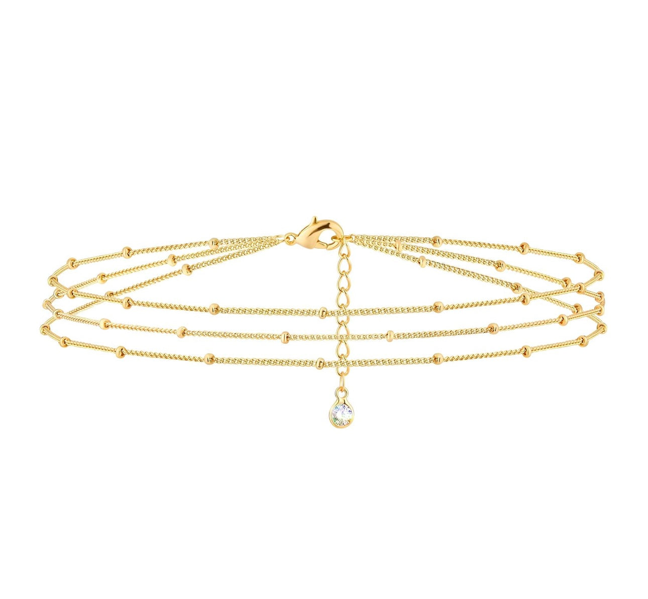 Three Layer Golden Bracelet