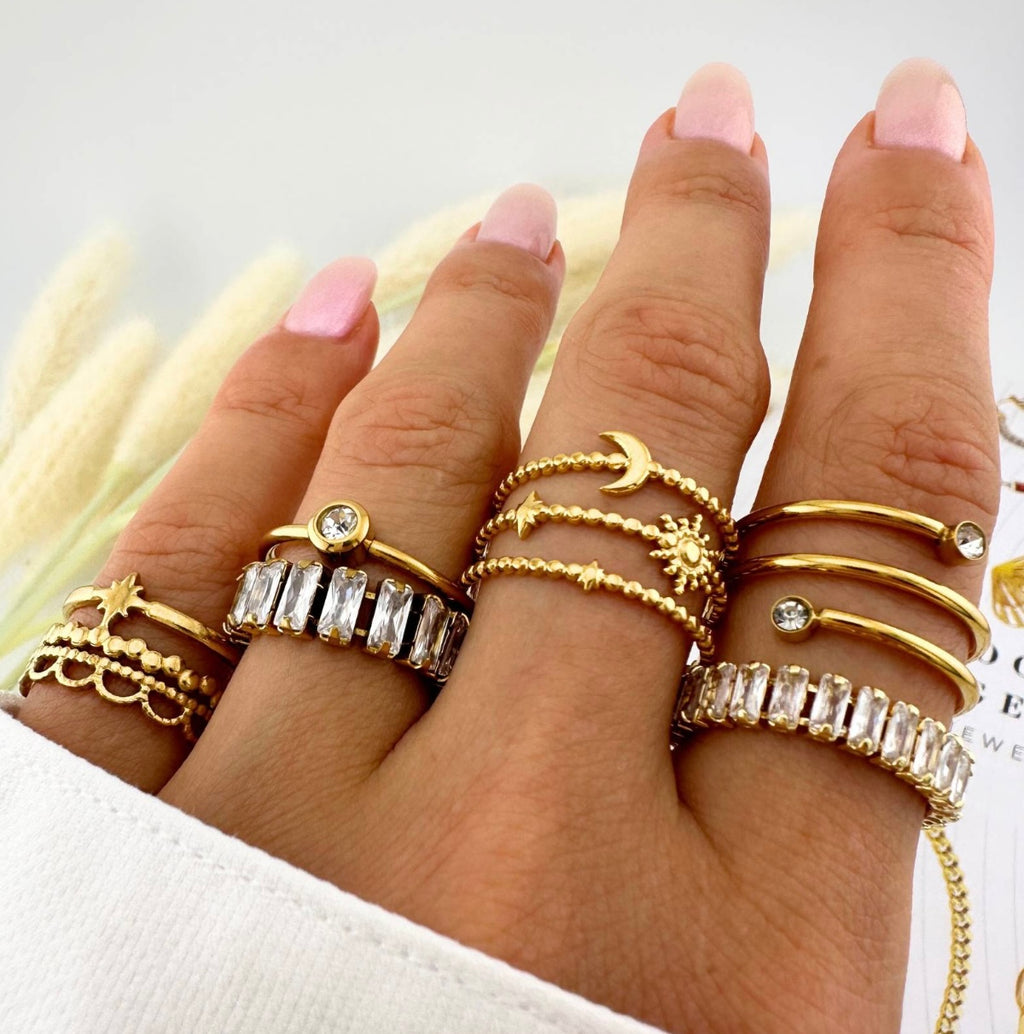 Rectangular shaped ring